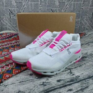 🍑🌟Sale🌟On Cloud Cloudnova "Barbie" Women Pink Shoes White